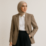 Hijabers Muda Ciptakan Tren Mix & Match Klasik