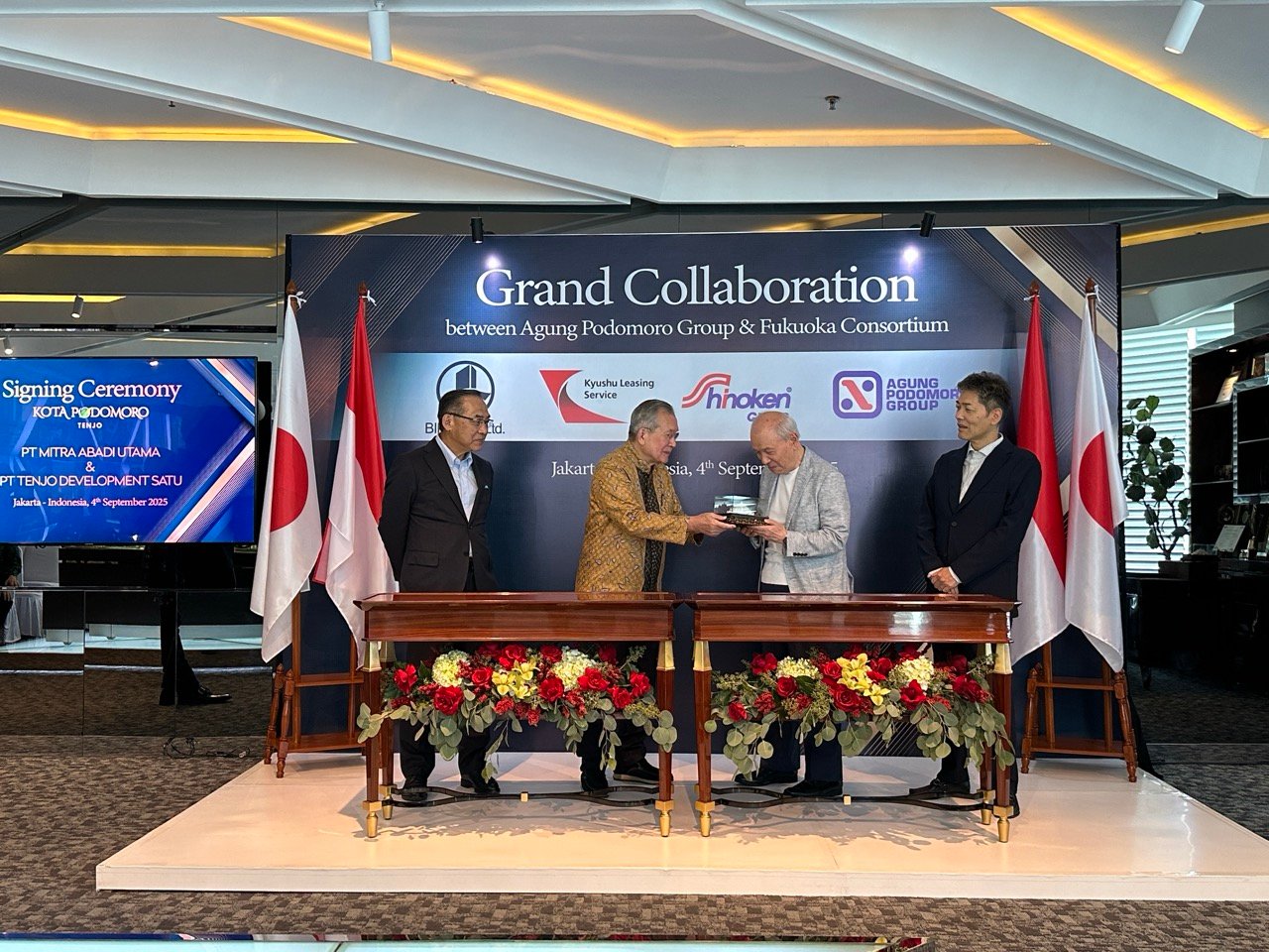 Agung Podomoro kerja sama strategis dengan konsorsium Jepang kembangkan Kota Podomoro Tenjo