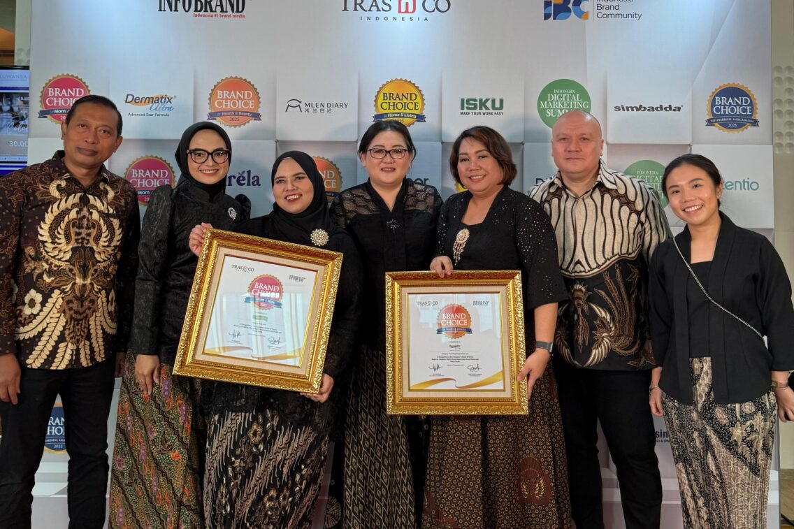 Menarini Indonesia meraih Brand Choice Awards 2025 untuk dua produk komersial