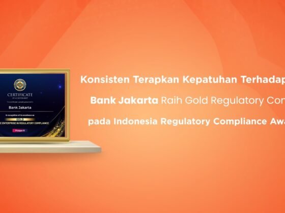 Bank Jakarta raih penghargaan emas di bidang Kepatuhan Regulasi